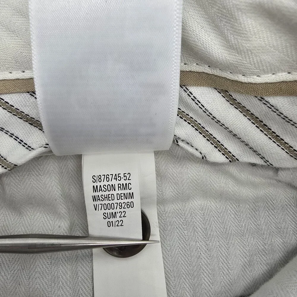 Banana Republic Mason Athletic Tapered Fit Chino Pants 30x30 Blue